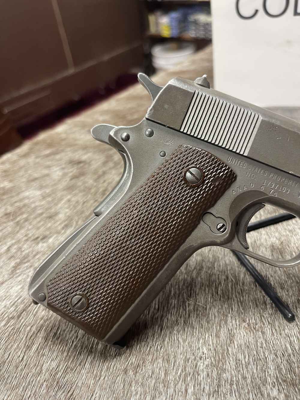 WWII REMINGTON RAND 1911A1 45 ACP ALL RR PARTS -img-6