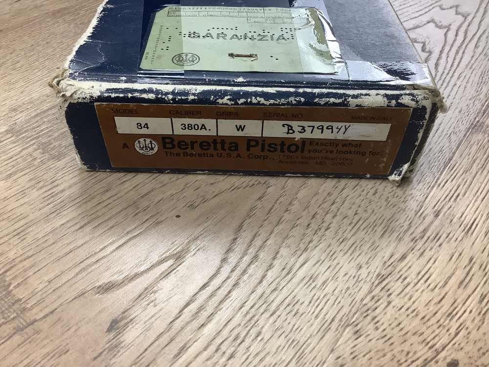 Beretta 84 380 ACP 3.81” Barrel w/ Original Box-img-9