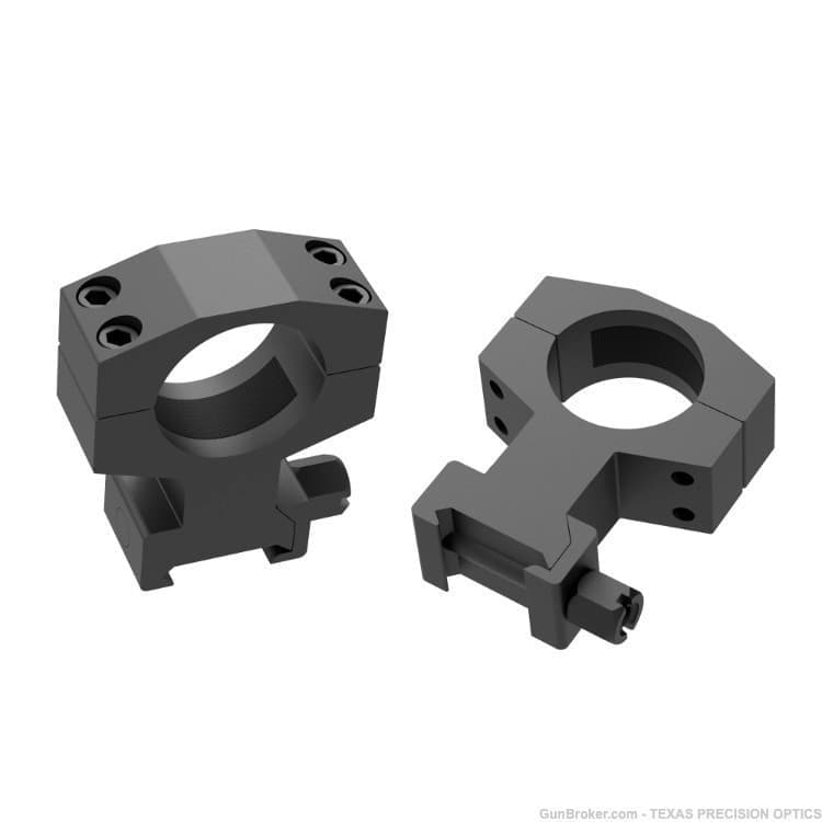 TPO 30mm Extra High 1.95 inch Heavy Duty Scope Rings Fits Weaver Picatinny-img-4