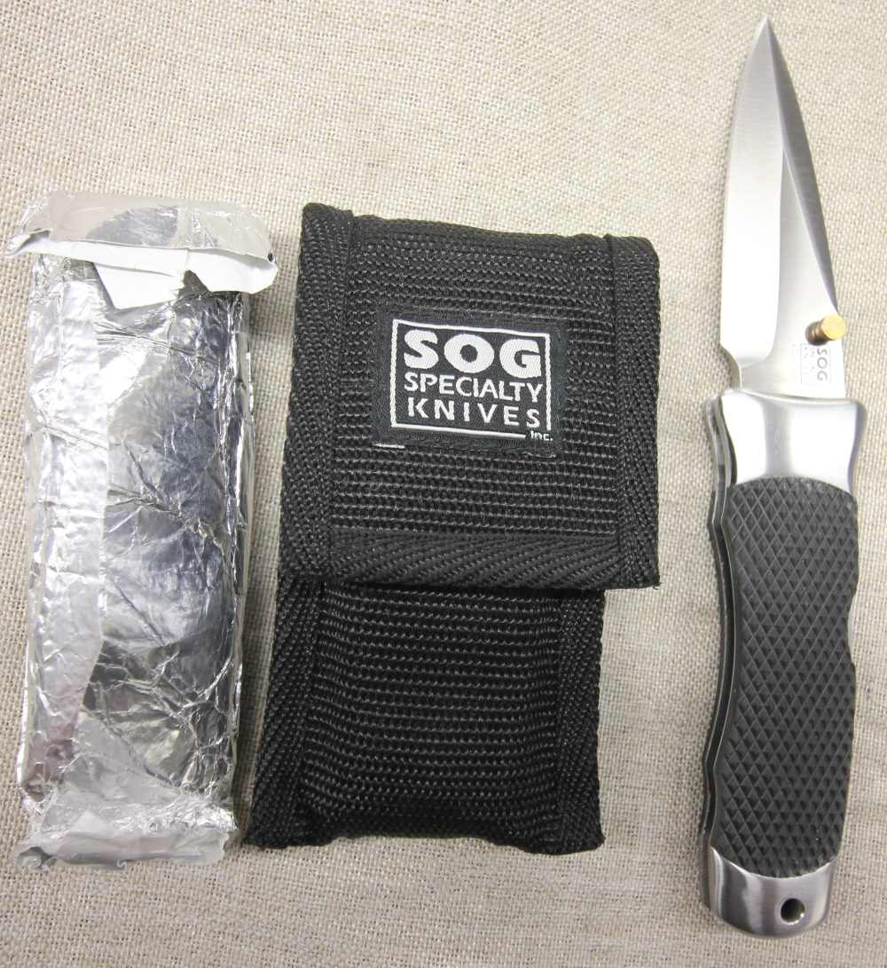 SOG Specialty Knives SOGwinder II Seki City Japan w Pouch & Original Foil-img-0