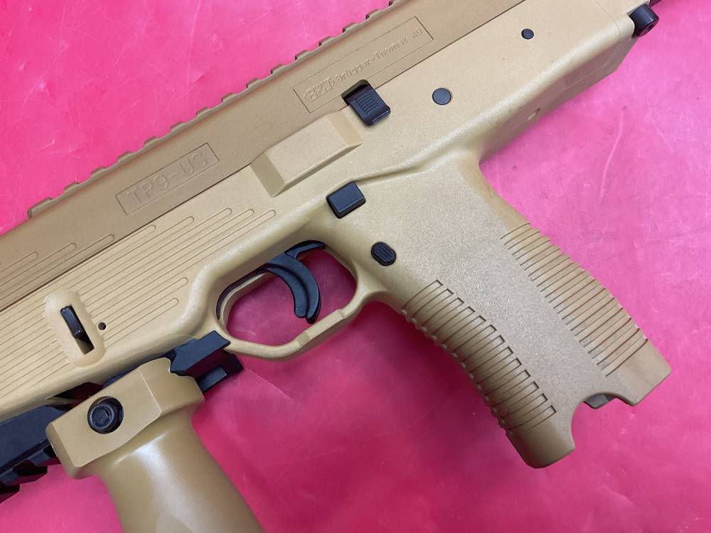 Rare Legacy B&T TP9 9mm 5” SBR Tan - Brugger & Thomet AG - TP9-US NFA FDE-img-2