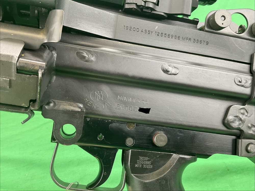 RARE REAL FN MINIMI M249 SAW 5.56 BELT FED MACHINEGUN PRE-MAY DEALER SAMPLE-img-11