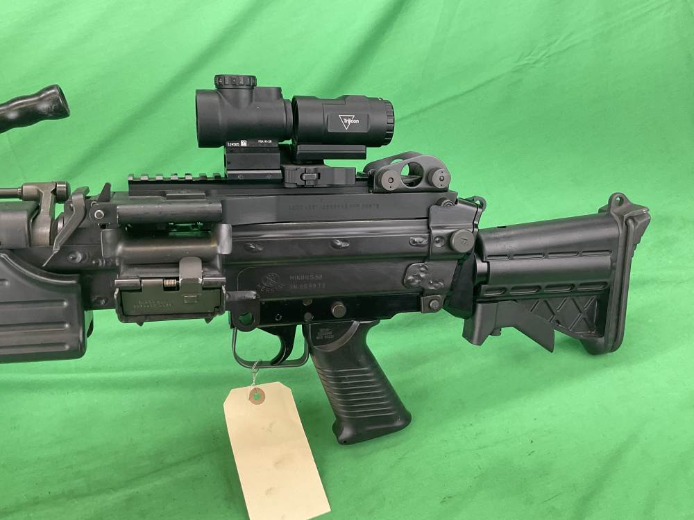 RARE REAL FN MINIMI M249 SAW 5.56 BELT FED MACHINEGUN PRE-MAY DEALER SAMPLE-img-7