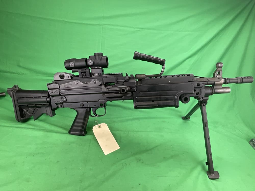 RARE REAL FN MINIMI M249 SAW 5.56 BELT FED MACHINEGUN PRE-MAY DEALER SAMPLE-img-0