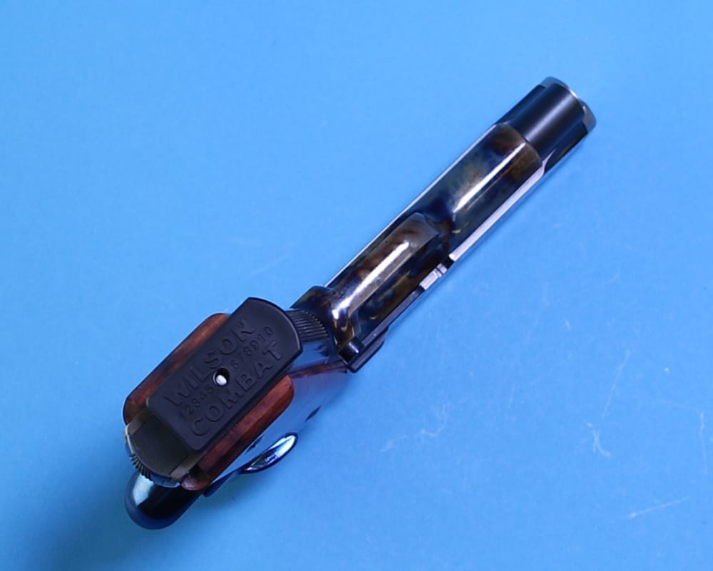 Wilson Combat Patriot Elite Pro .45ACP, Case Color, High Blued, Gold Bead-img-5