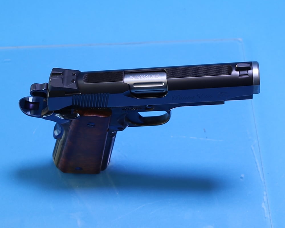 Wilson Combat Patriot Elite Pro .45ACP, Case Color, High Blued, Gold Bead-img-9