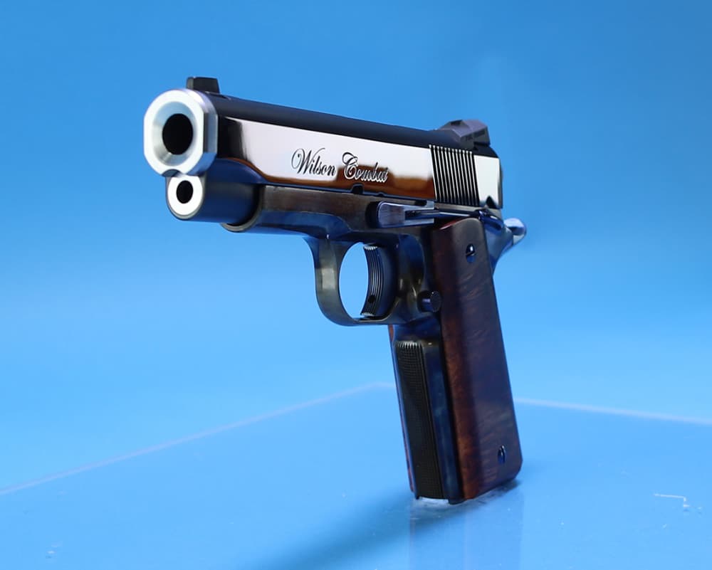 Wilson Combat Patriot Elite Pro .45ACP, Case Color, High Blued, Gold Bead-img-2
