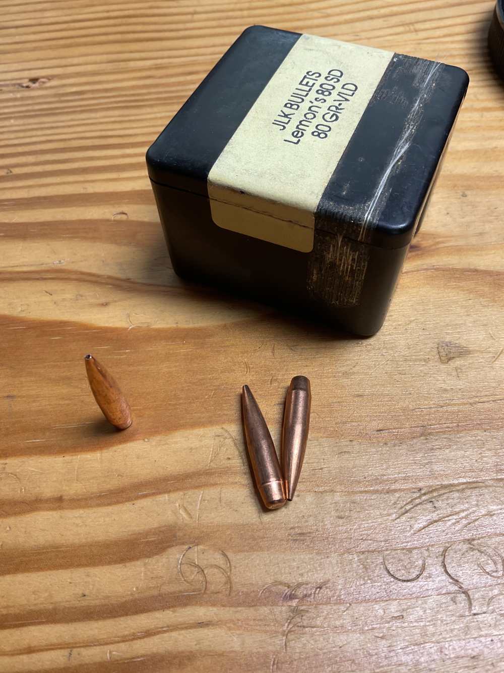 100 JLK 80 gr boat tail hollow point 223 bullets -img-3