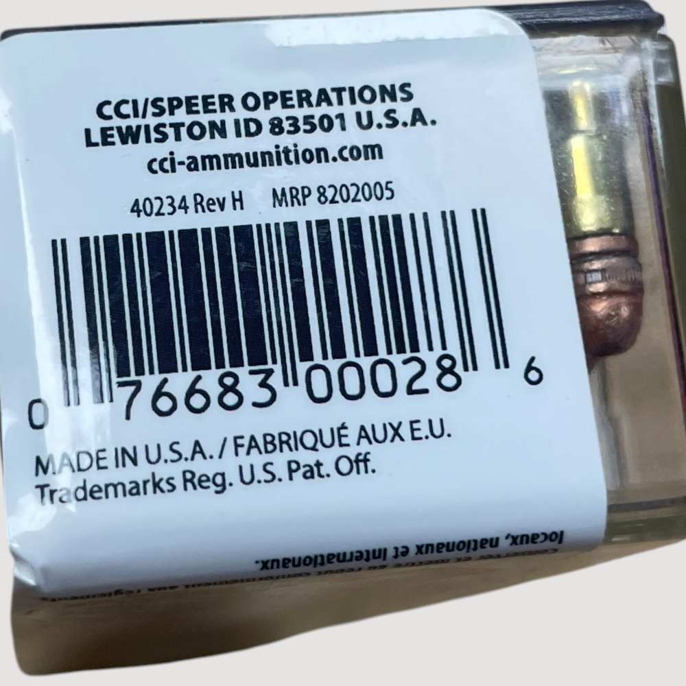 CCI 22 Short Hollow Point Varmint 27gr HP 100 Round Ammo 1105 FPS-img-4