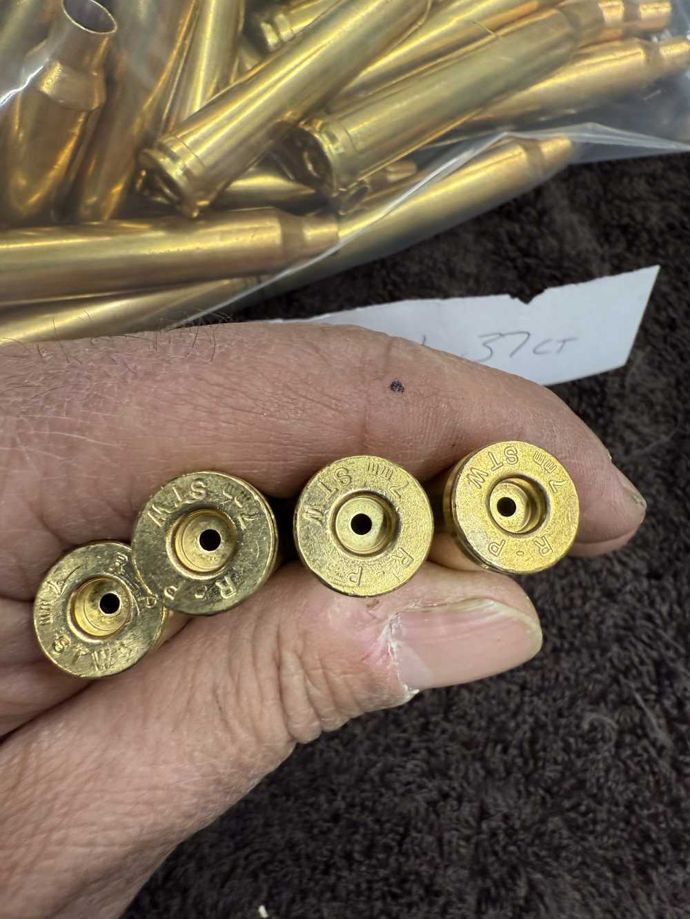37 count 7mmSTW brass NEW shooting times western 7mm STW-img-1