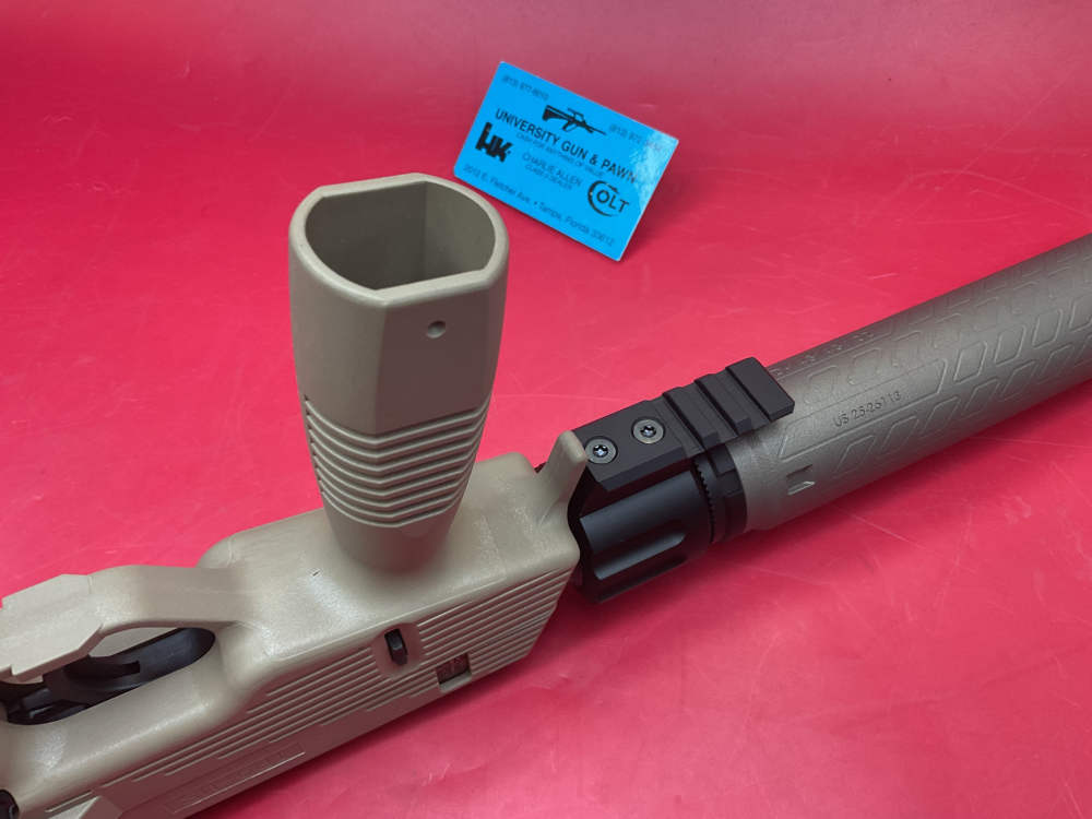 B&T TP9 9mm 5.5” SBR Coyote Tan - Print-X RBS Suppressor NFA-img-29