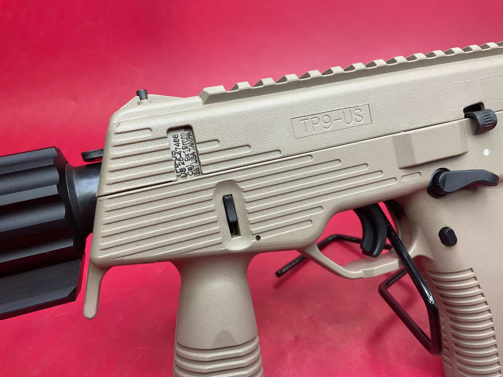 B&T TP9 9mm 5.5” SBR Coyote Tan - Print-X RBS Suppressor NFA-img-6