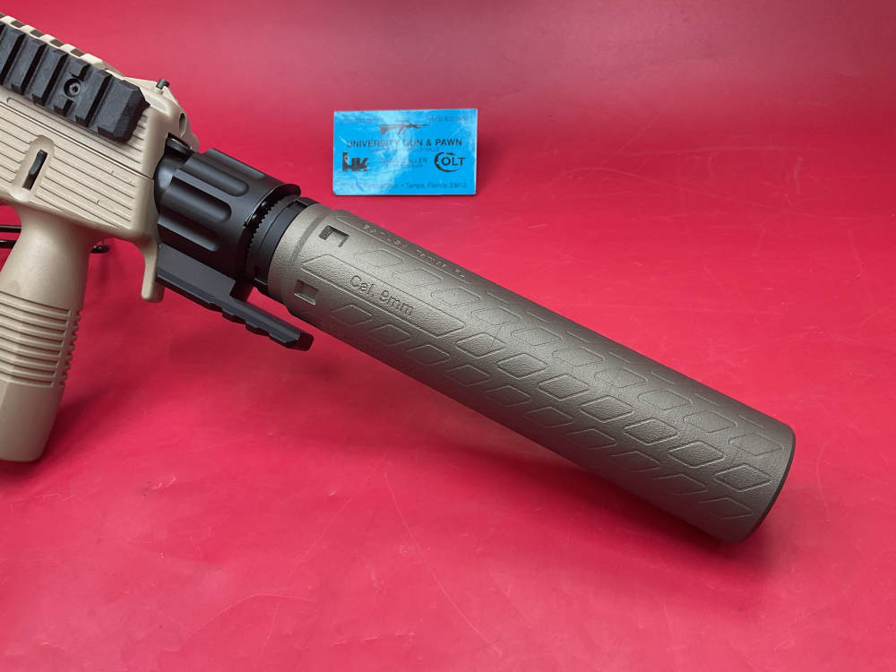 B&T TP9 9mm 5.5” SBR Coyote Tan - Print-X RBS Suppressor NFA-img-24