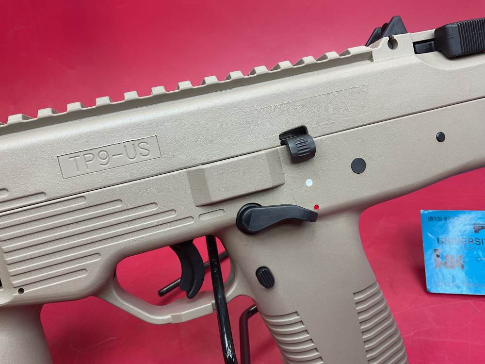 B&T TP9 9mm 5.5” SBR Coyote Tan - Print-X RBS Suppressor NFA-img-4