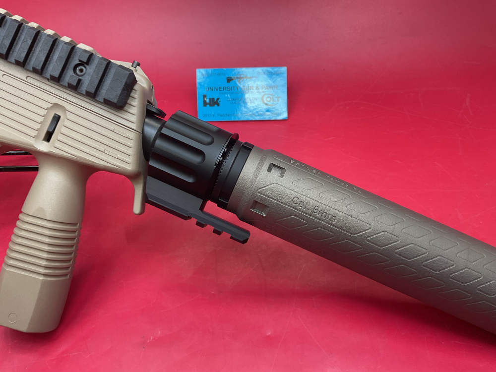 B&T TP9 9mm 5.5” SBR Coyote Tan - Print-X RBS Suppressor NFA-img-23