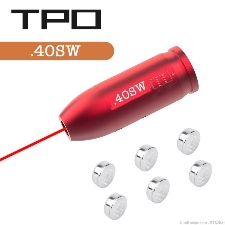 .40SW Laser Boresighter Laser Bore Sight with Batteries-img-1