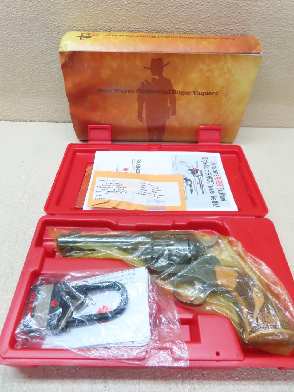 Ruger New Vaquero John Wayne Centennial TALO Limited .45 LC   MINT-img-34
