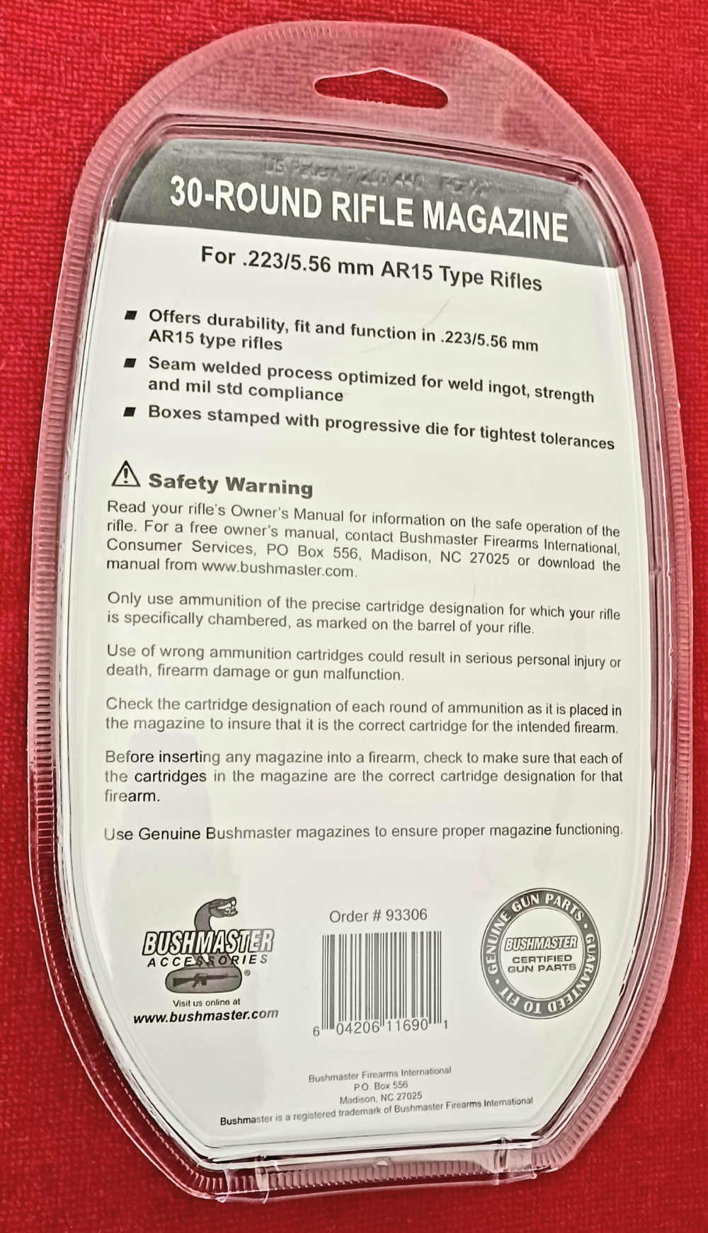 Bushmaster AR15 Magazines-(2) 30RD Magazines-img-1