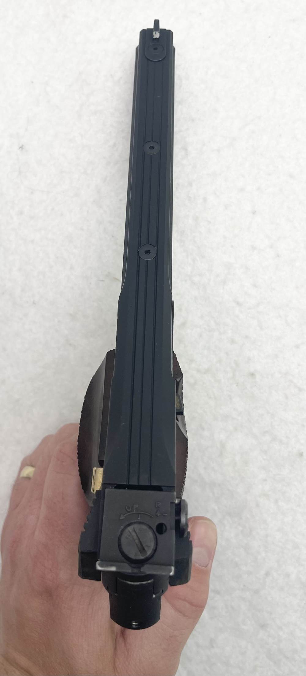 High Standard Victor .22lr semi auto pistol -img-6