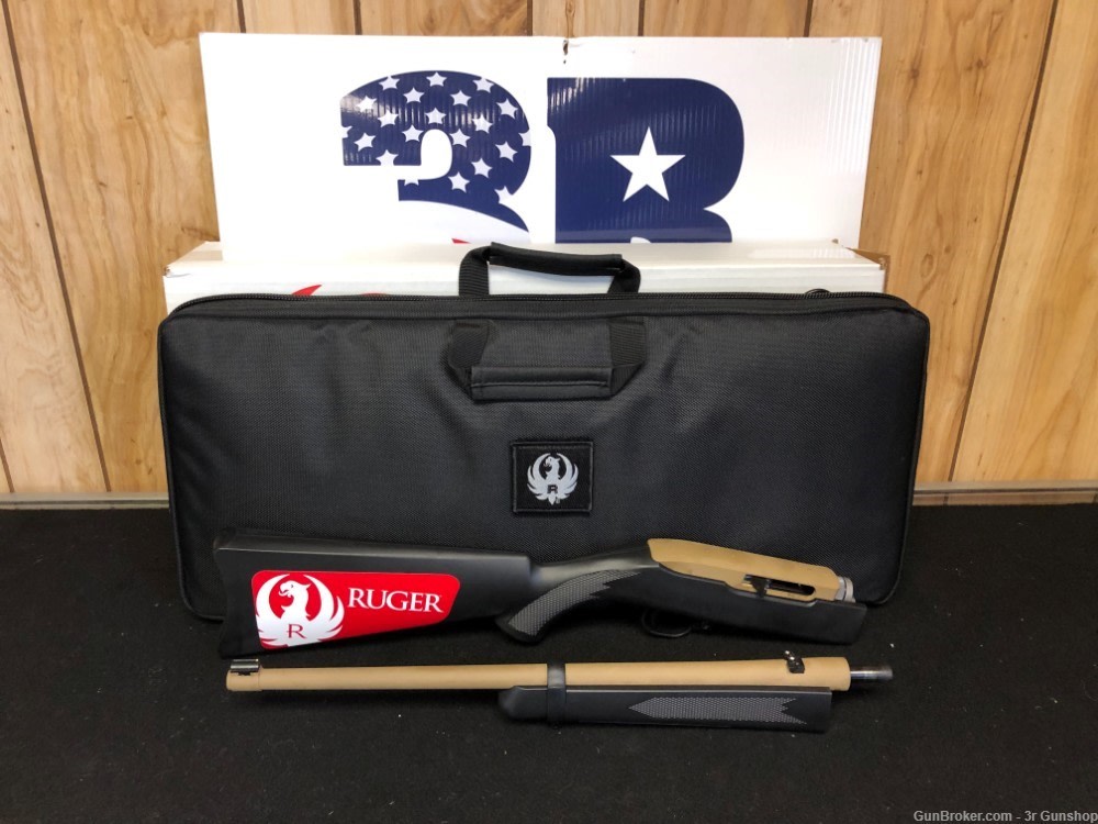 Ruger 10/22 Takedown 22LR Model 31144 NIB Davidsons Exclusive FDE-img-1