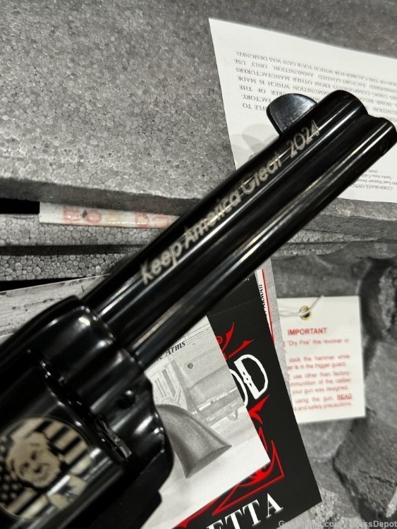 Limited Run Trump 2024 24 PIETTA Black revolver -img-4