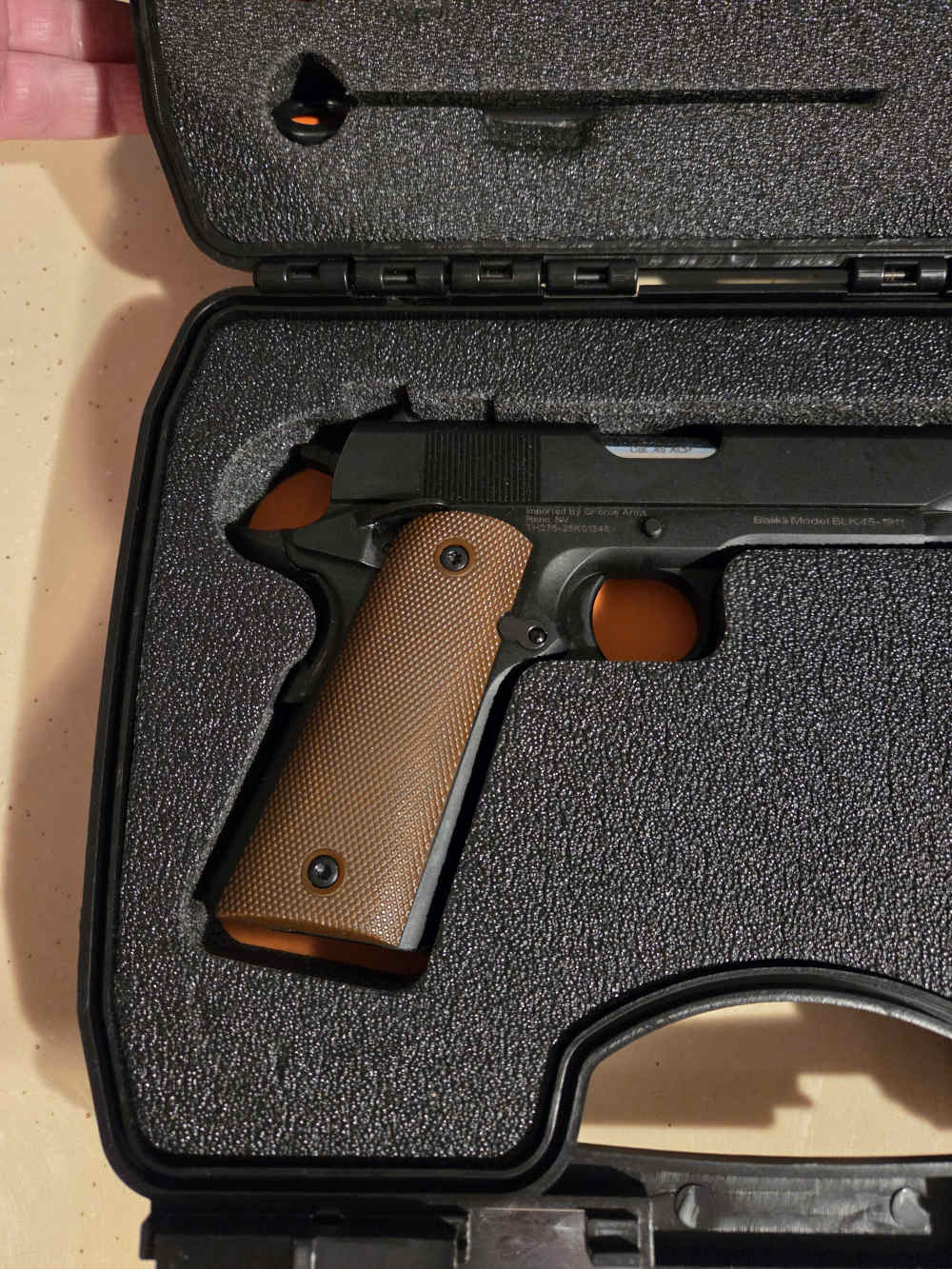GFORCE BLK45 A1-1911 BNIB with Dark Brown Grips-img-16