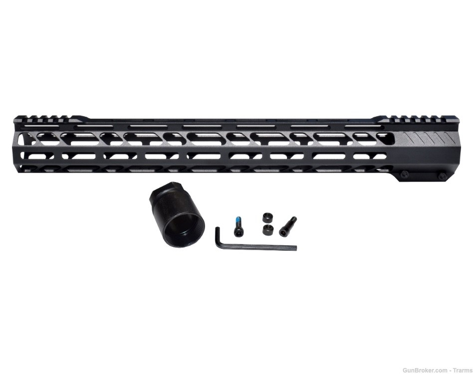 17" M-LOK Free Float Handguard – Designed for .308 DPMS High Profile Uppers-img-0