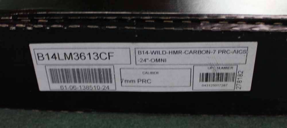 Bergara 7mm PRC Cure CF B14 HMR Carbon Fiber 24" Wilderness  Grey  New -img-17