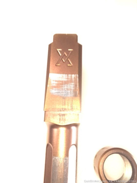 True Precision Match Grade 9mm THREADED Fluted Barrel G43 COPPER T46-img-3