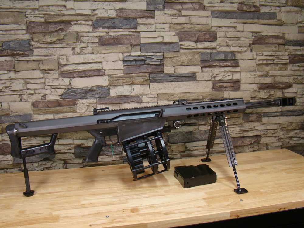 Barrett 82A1 .50BMG 20" CQ 13318 Semi-auto .50 rifle M82 w/ 20rd drum mag !-img-1