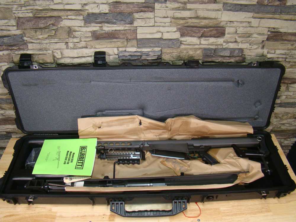 Barrett 82A1 .50BMG 20" CQ 13318 Semi-auto .50 rifle M82 w/ 20rd drum mag !-img-8