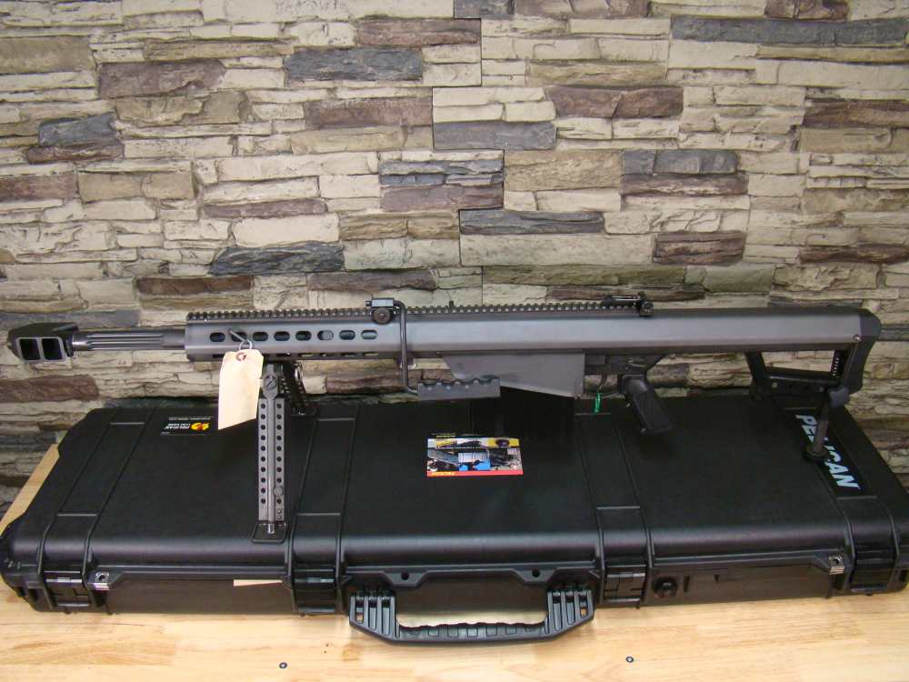 Barrett 82A1 .50BMG 20" CQ 13318 Semi-auto .50 rifle M82 w/ 20rd drum mag !-img-11