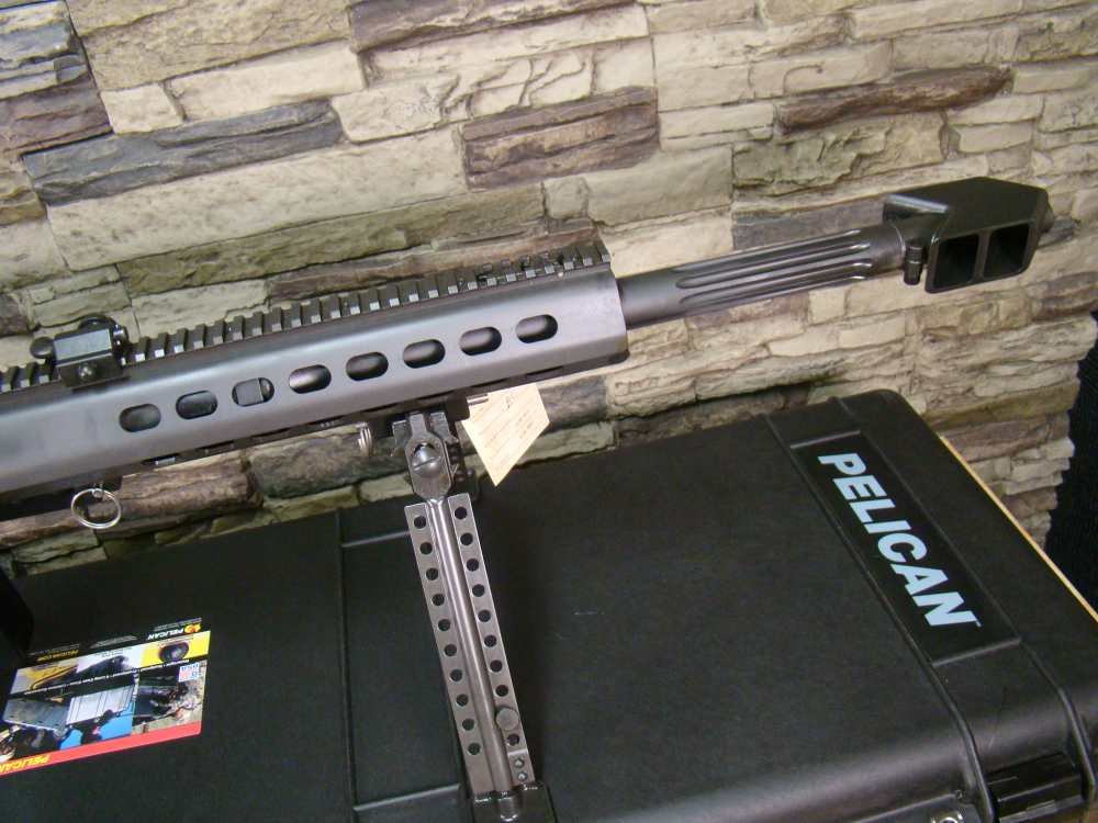 Barrett 82A1 .50BMG 20" CQ 13318 Semi-auto .50 rifle M82 w/ 20rd drum mag !-img-26
