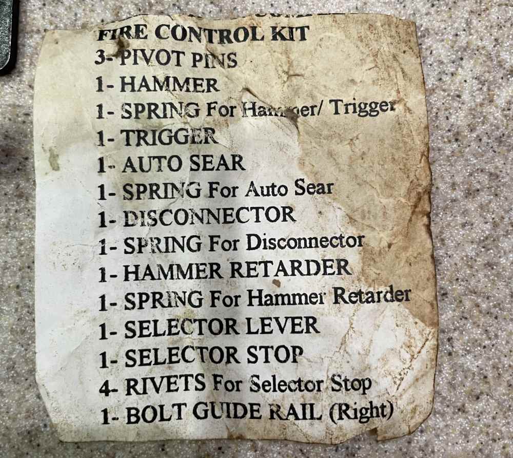 AK-74 3-POS Select Fire SAFE/SEMI/AUTO - 19 Piece FCG w/Trigger w/Selector-img-3