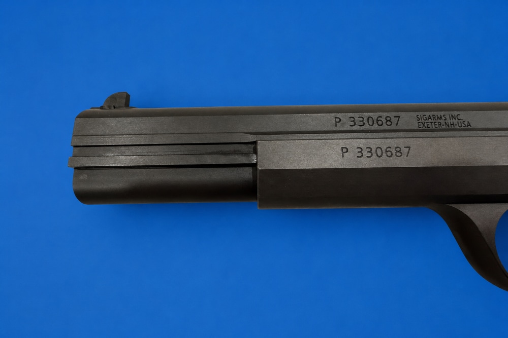NOS Rare SIG Swiss Arms P210-5 LS Heavy Frame Target Pistol-img-4