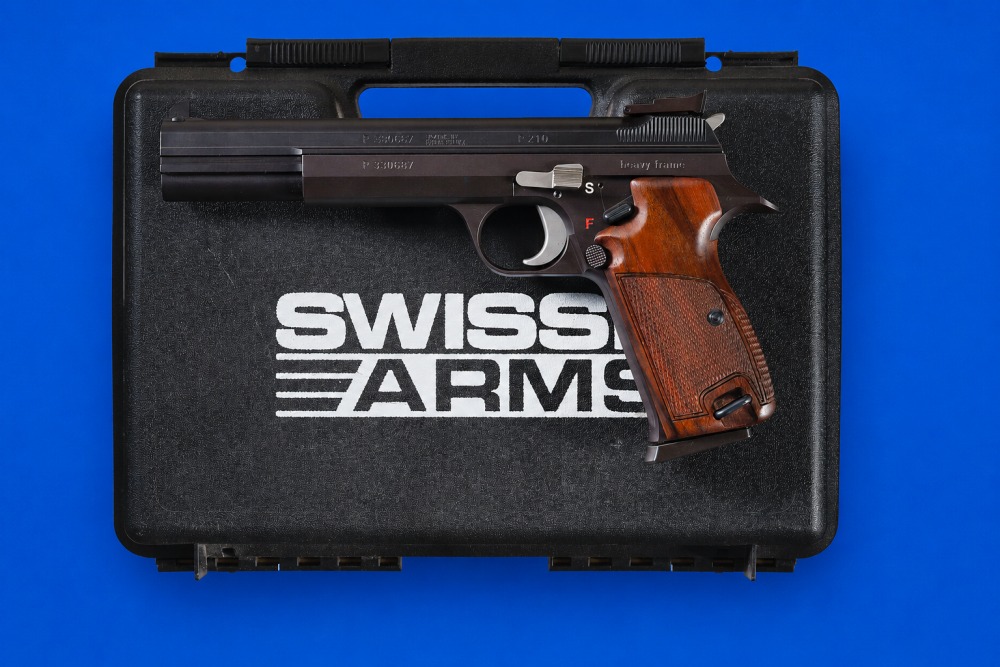 NOS Rare SIG Swiss Arms P210-5 LS Heavy Frame Target Pistol-img-0
