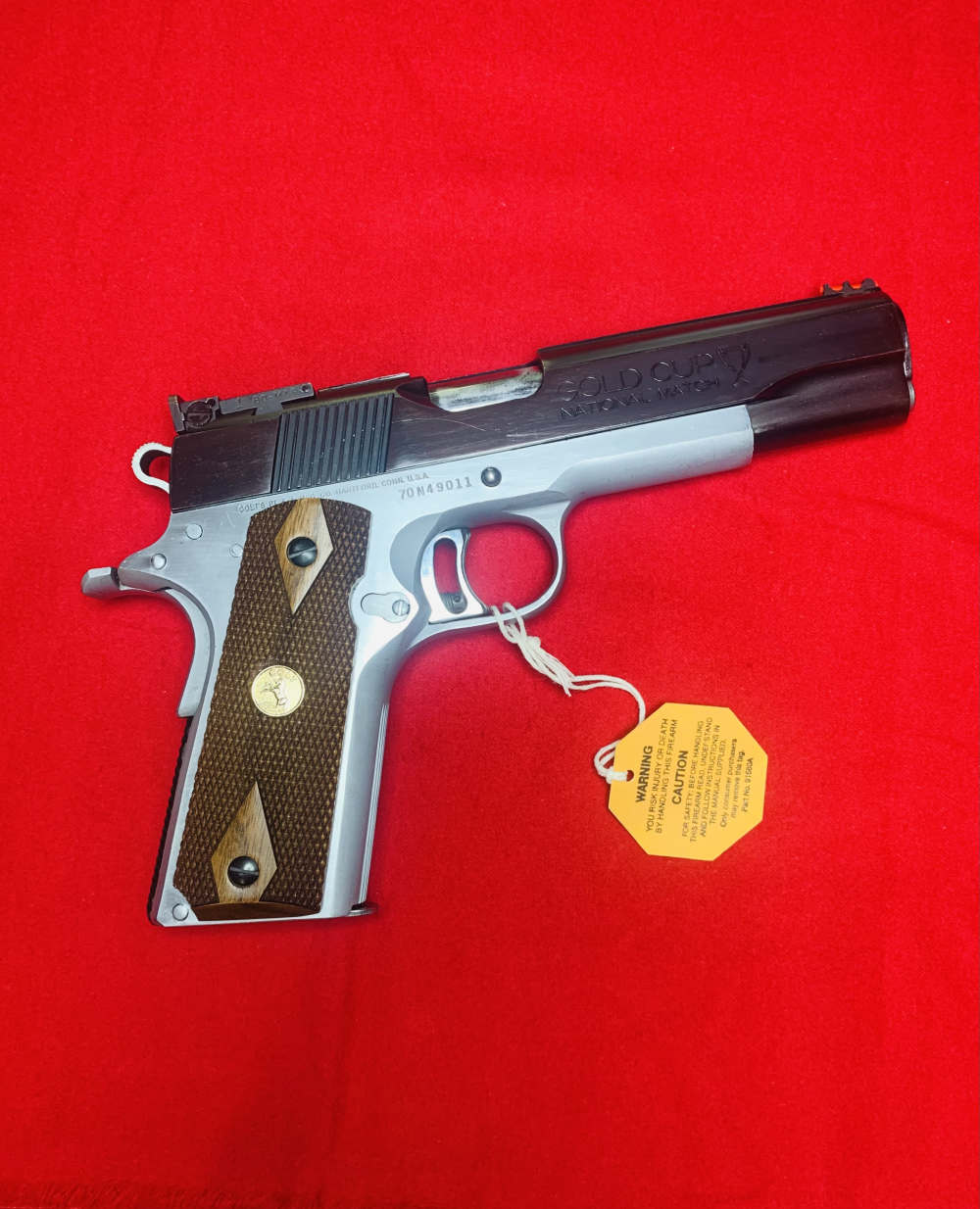 1977 Colt 1911 CUSTOM Gold Cup National Match Series 70 .45ACP - TWO TONE!-img-20