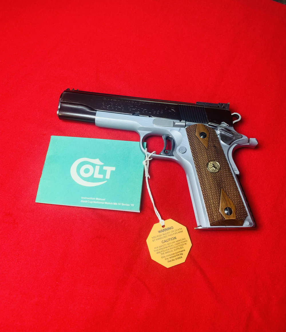 1977 Colt 1911 CUSTOM Gold Cup National Match Series 70 .45ACP - TWO TONE!-img-16