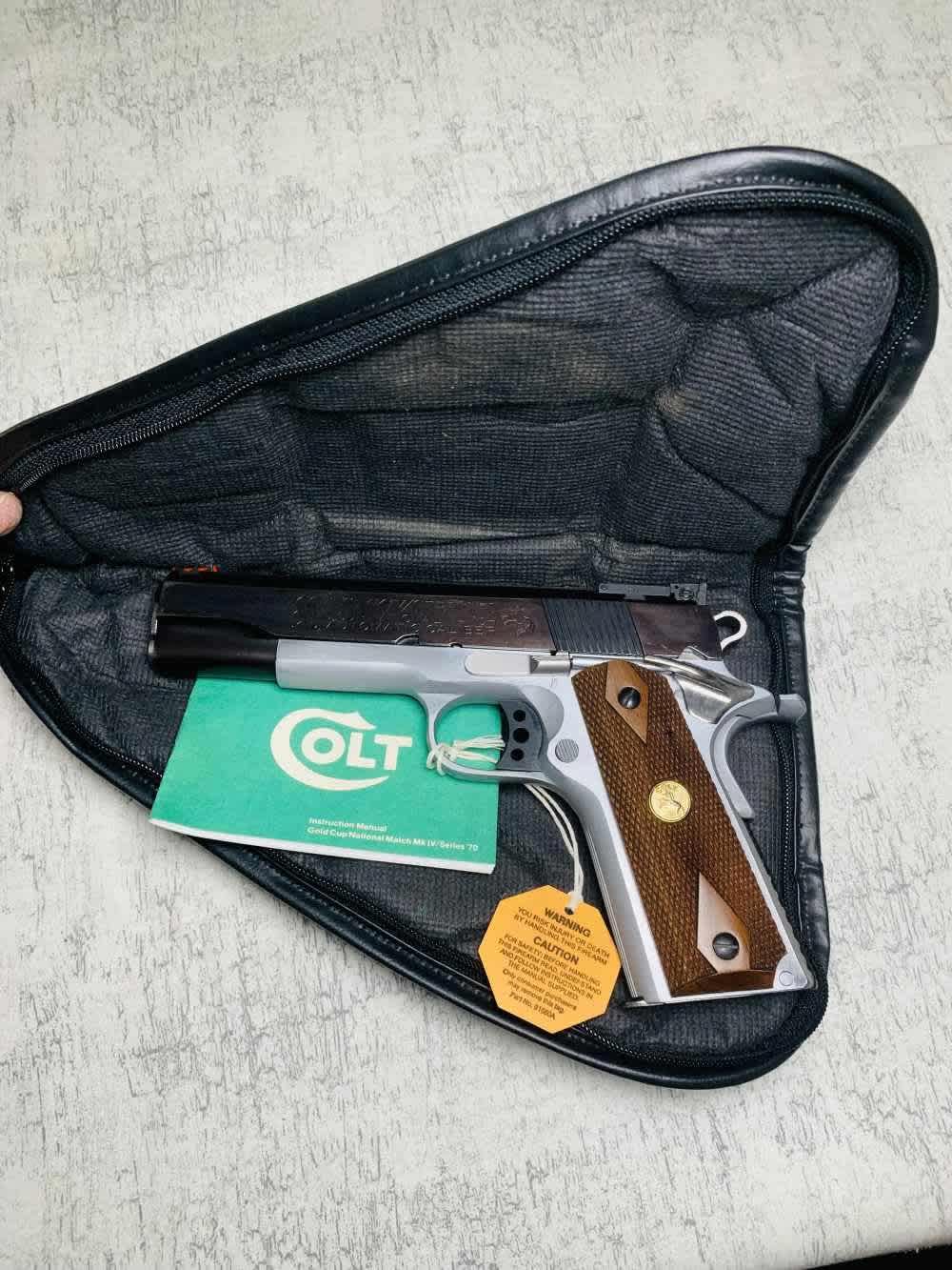 1977 Colt 1911 CUSTOM Gold Cup National Match Series 70 .45ACP - TWO TONE!-img-21