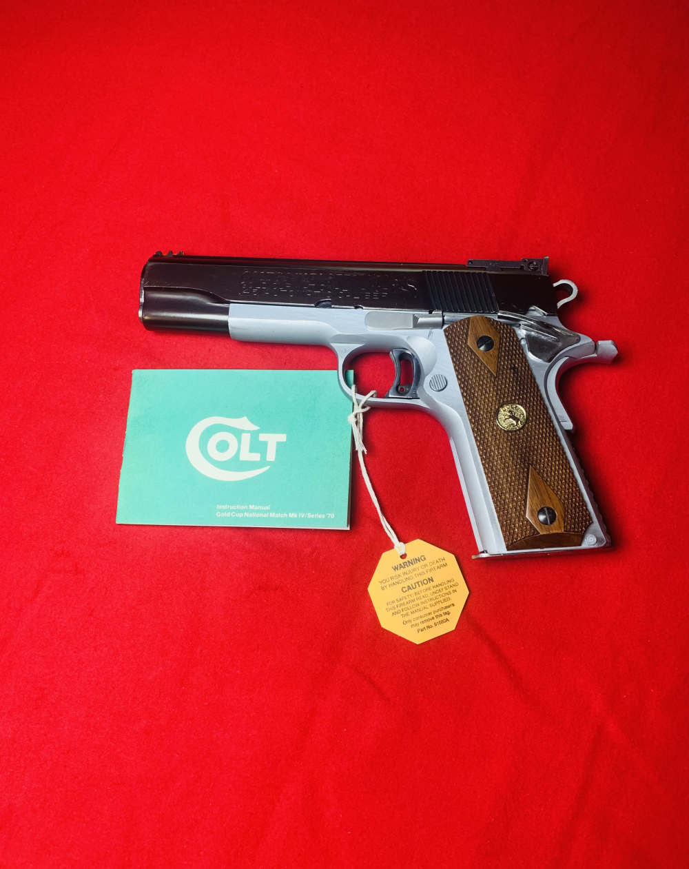 1977 Colt 1911 CUSTOM Gold Cup National Match Series 70 .45ACP - TWO TONE!-img-17