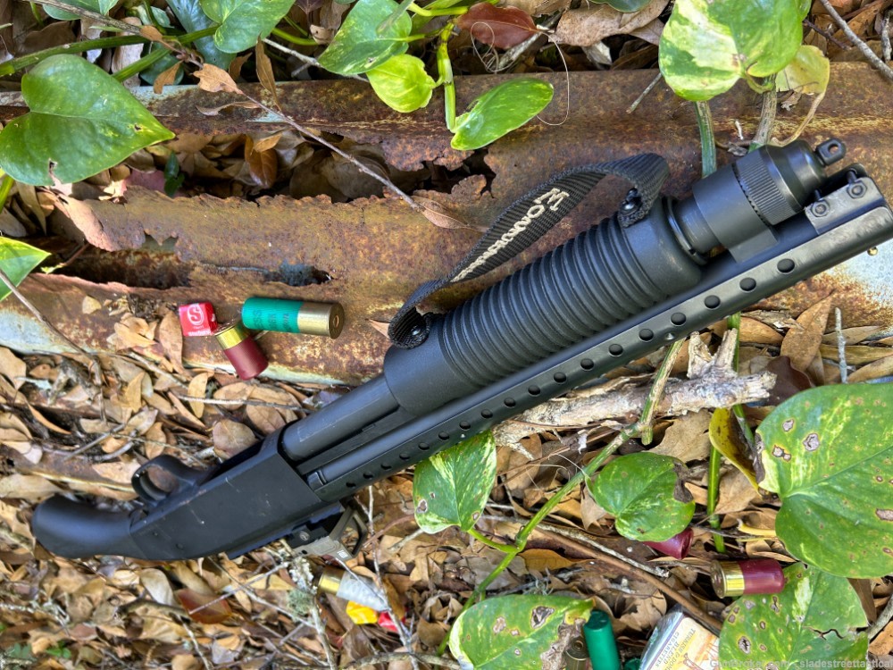 Mossberg SHOCKWAVE Steel HEAT SHIELD + JUMBO BEAD SIGHT 12 GA (CUSTOM MOD)-img-7