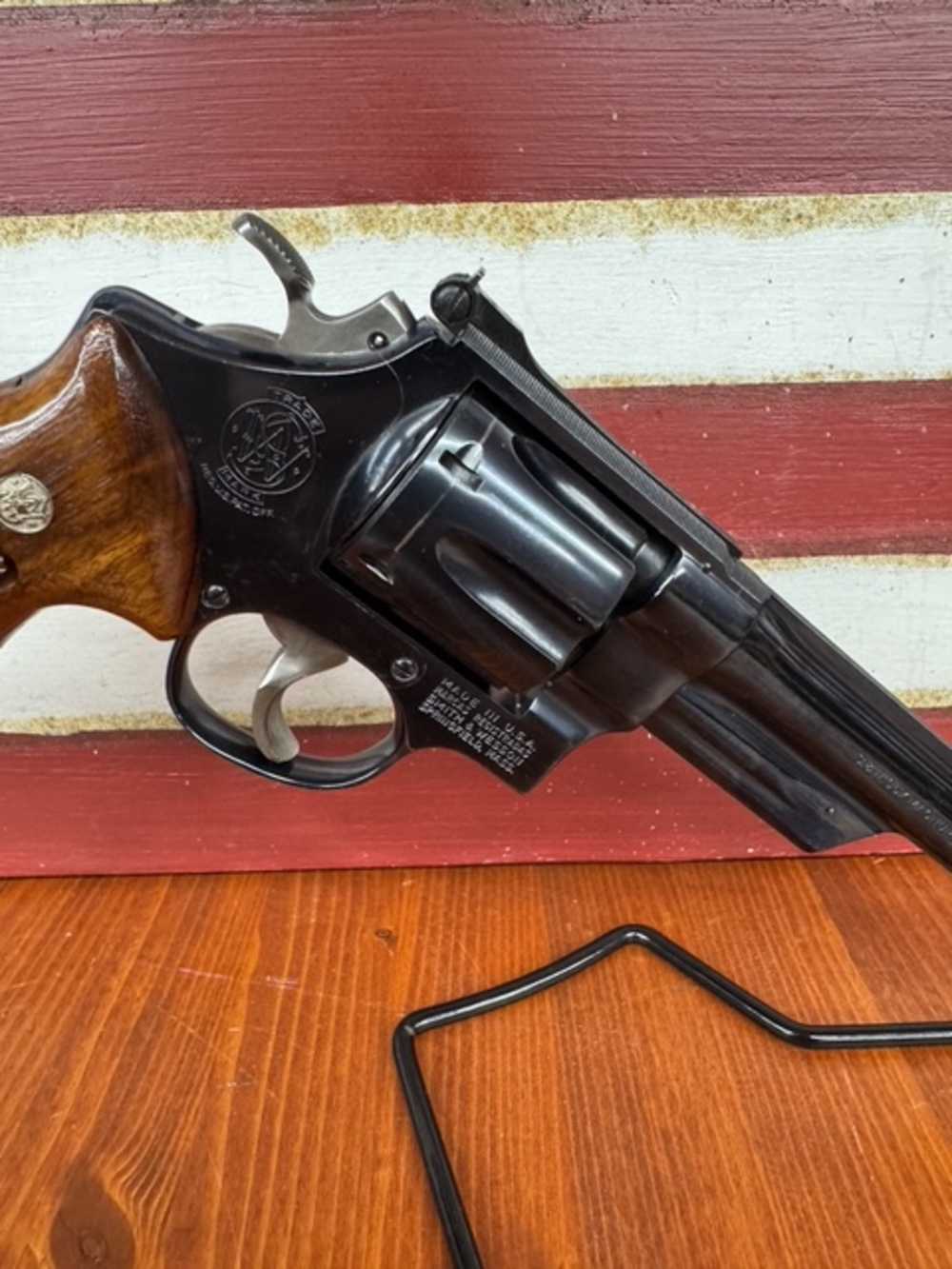 1977 SMITH AND WESSON 27-2 .357 6" BLUED-img-3