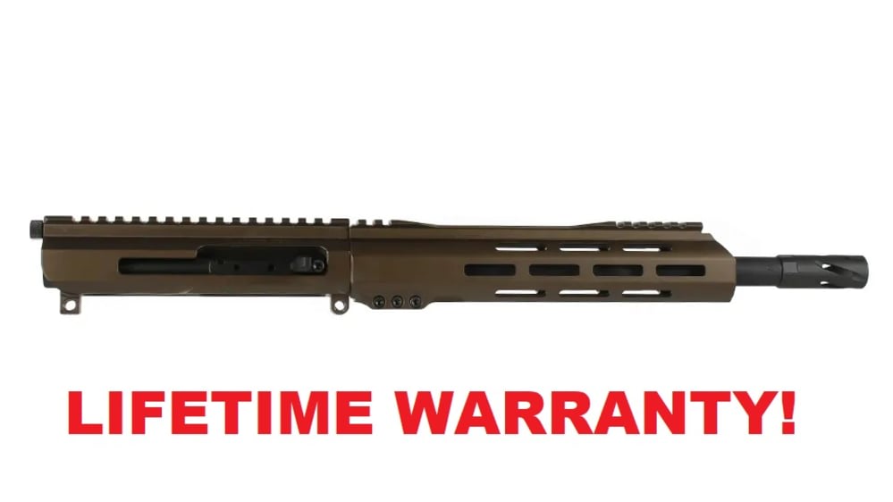 AR-15 5.56 NATO 11.5" Pistol Side Charging Bronze Upper Receiver with BCG-img-0