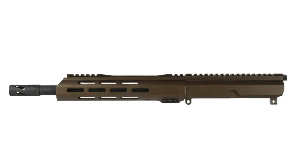 AR-15 5.56 NATO 11.5" Pistol Side Charging Bronze Upper Receiver with BCG-img-1