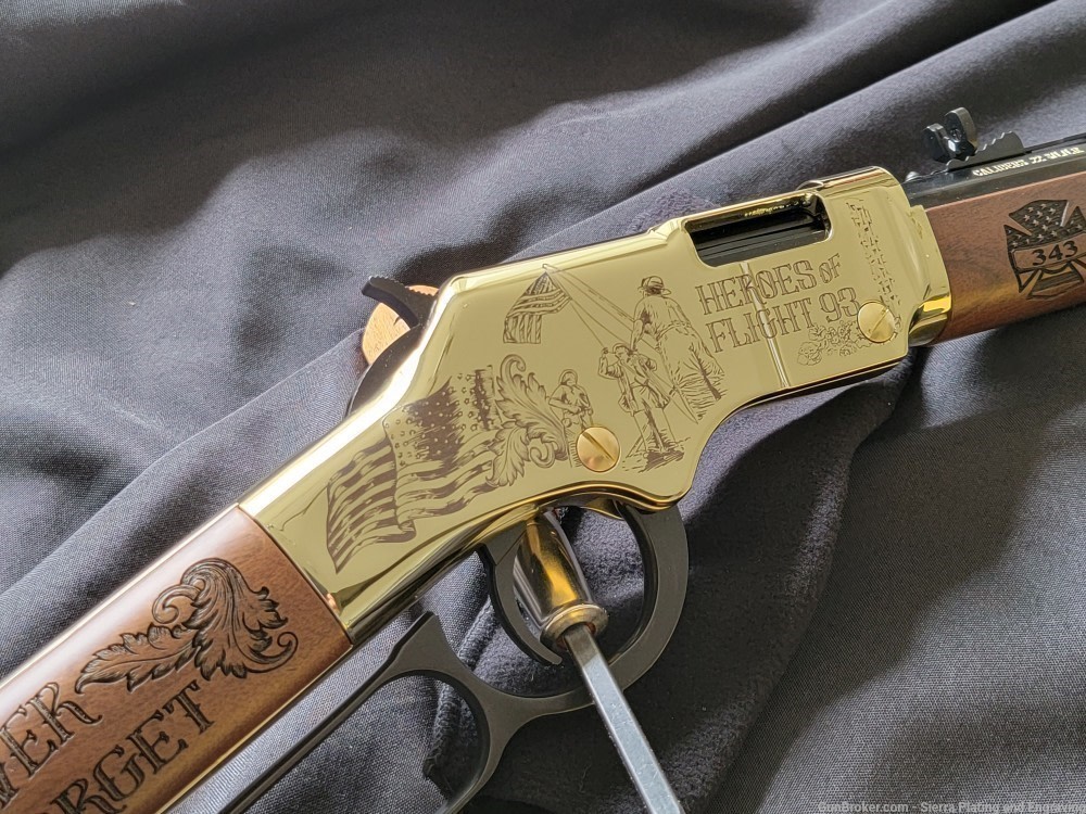 9/11 20th Anniversary Engraved Henry Golden Boy -img-0