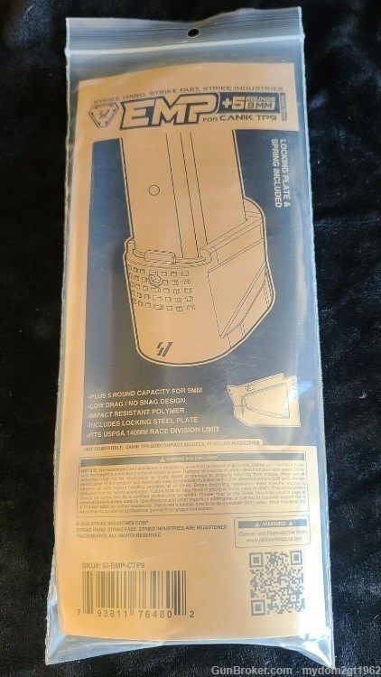 NEW Extended Magazine Base Pad / Plate for Canik TP9 9mm + 5 Rounds-img-8