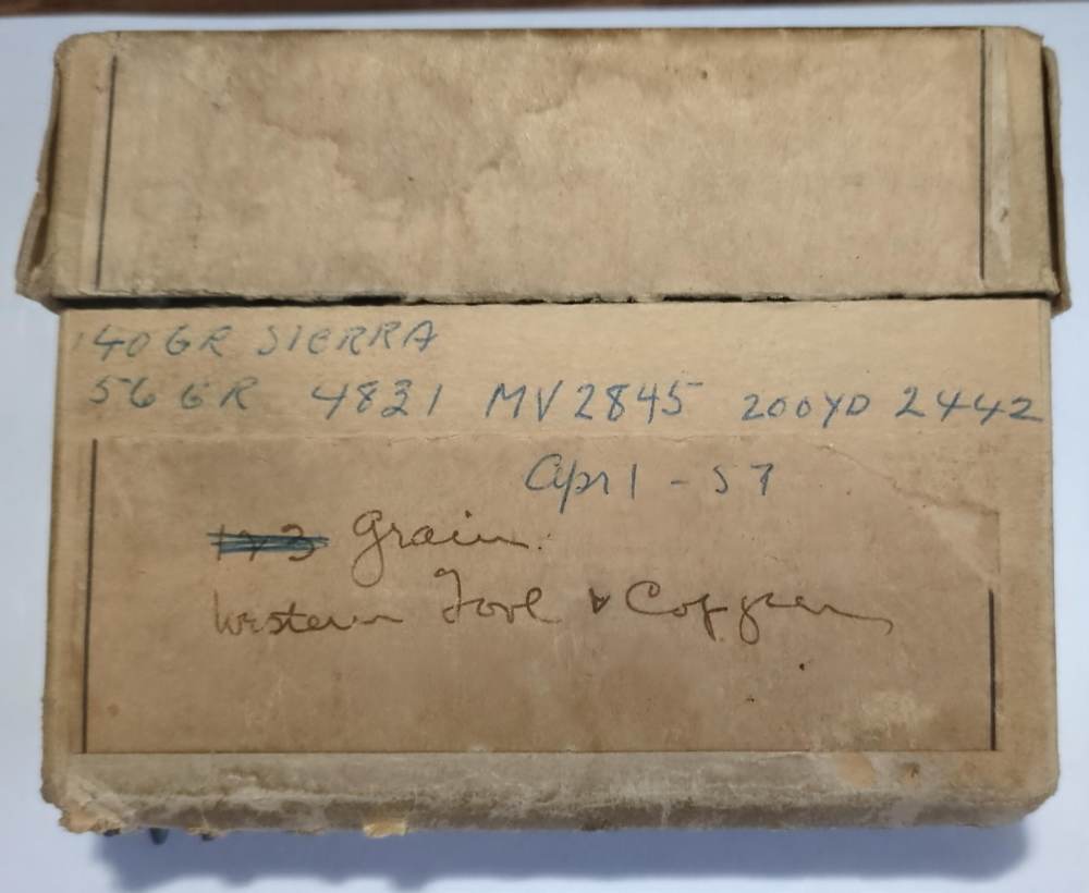Full Rare Vintage Box Reloaded 256 Newton Rifle Cartridges 20 Rounds Brass -img-3