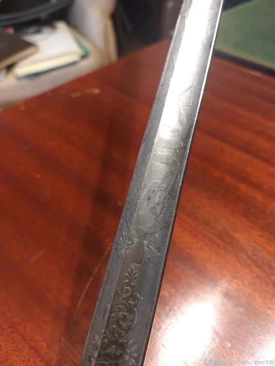 U.S. model 1840 Officer's Sword Infantry  rare only made 100 S&K -img-8