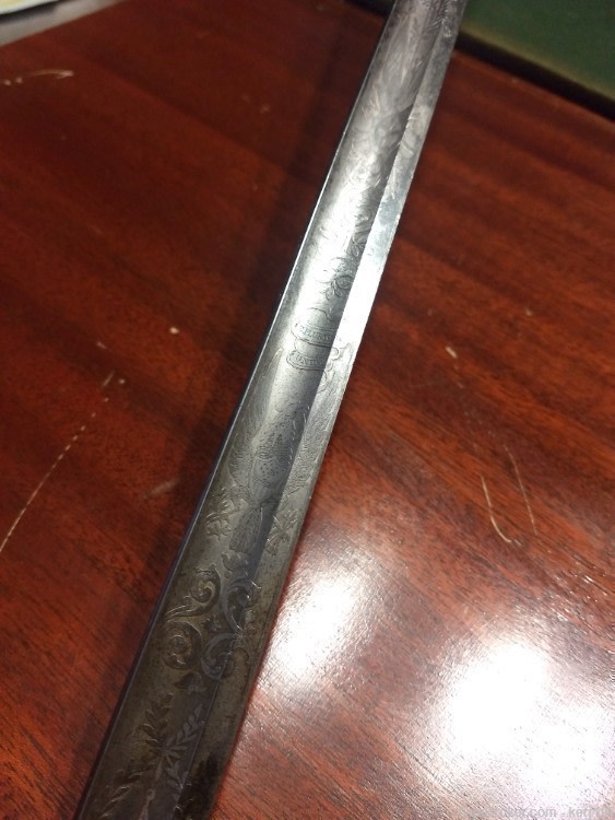 U.S. model 1840 Officer's Sword Infantry  rare only made 100 S&K -img-16