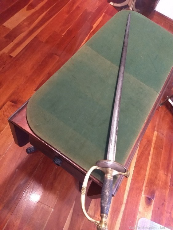 U.S. model 1840 Officer's Sword Infantry  rare only made 100 S&K -img-3